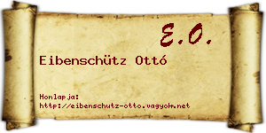 Eibenschütz Ottó névjegykártya