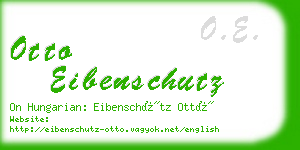 otto eibenschutz business card
